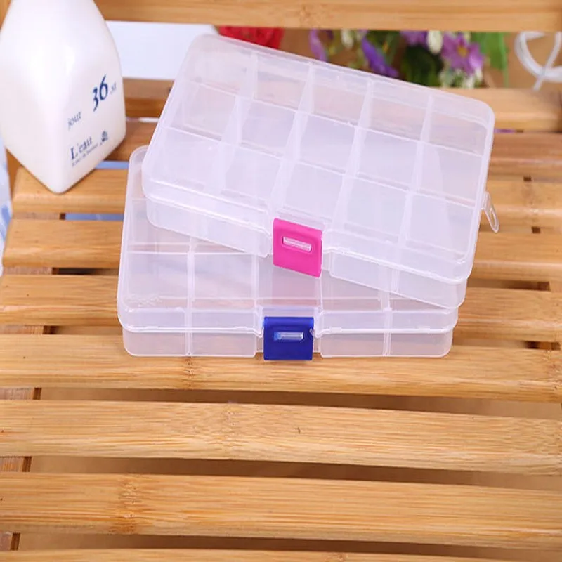 1pc DIY Adjustable Storage Box 10/15 Grids 2 size Button Pill Jewelry Case Organizer High Quality Home Storage Box Suppy
1pc DIY Adjustable Storage Box 10/15 Grids 2 size Button Pill Jewelry Case Organizer High Quality Home Storage Box Suppy