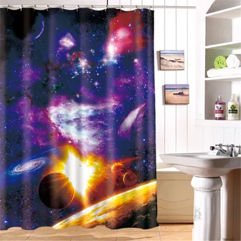 3D Oil Outer Space Kids Bathroom Shower Curtain Waterproof, universe Space Boys Bath shower curtains 3d W180X180
3D Oil Outer Space Kids Bathroom Shower Curtain Waterproof, universe Space Boys Bath shower curtains 3d W180X180