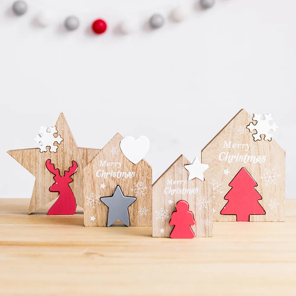 Merry christmas Decorations For Home Christmas Wooden Desktop Decoration Home Party Ornaments Building Blocks Gifts Decoration
Merry christmas Decorations For Home Christmas Wooden Desktop Decoration Home Party Ornaments Building Blocks Gifts Decoration
