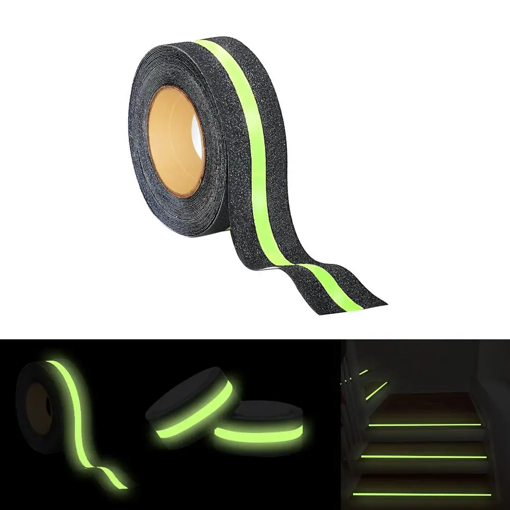 Night Luminous Anti-Slip Stair Grip Tape Matte Safety Warning Sandpaper Stickers Indoor & Outdoor Stair Grip Tape Roll 40
Night Luminous Anti-Slip Stair Grip Tape Matte Safety Warning Sandpaper Stickers Indoor & Outdoor Stair Grip Tape Roll 40
