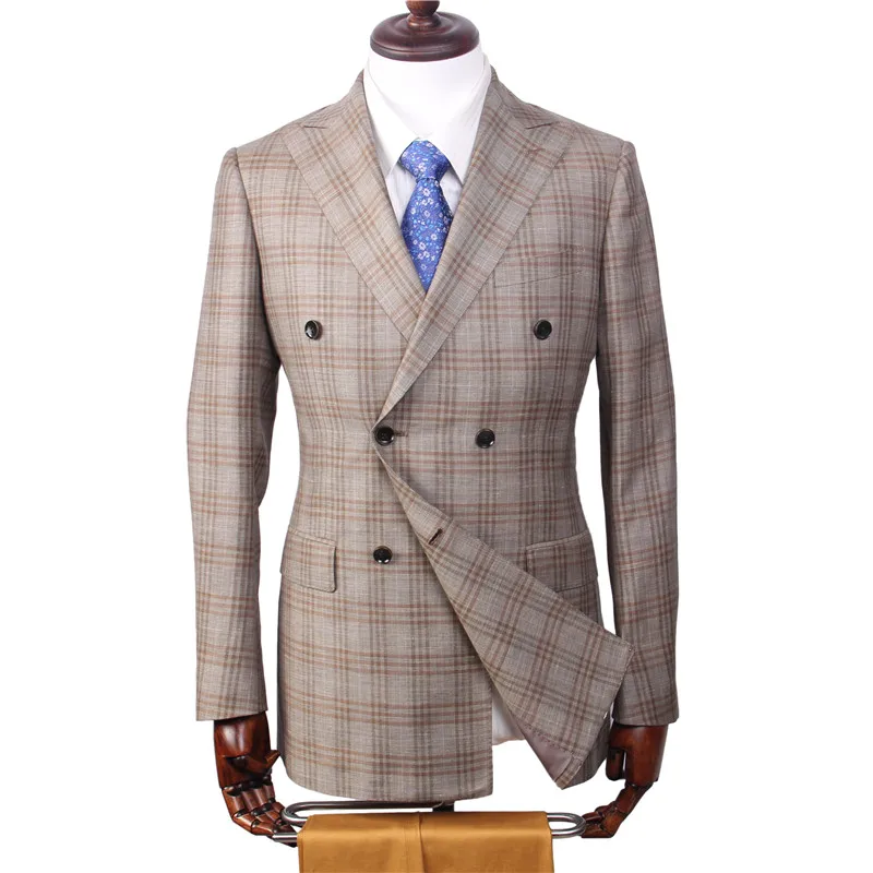 Men's Wardrobe Essentials Slim Fit Windowpane Plaid Suit Tailor Made Windowpane Check Suits For Men Elegant Business Suit
Men's Wardrobe Essentials Slim Fit Windowpane Plaid Suit Tailor Made Windowpane Check Suits For Men Elegant Business Suit