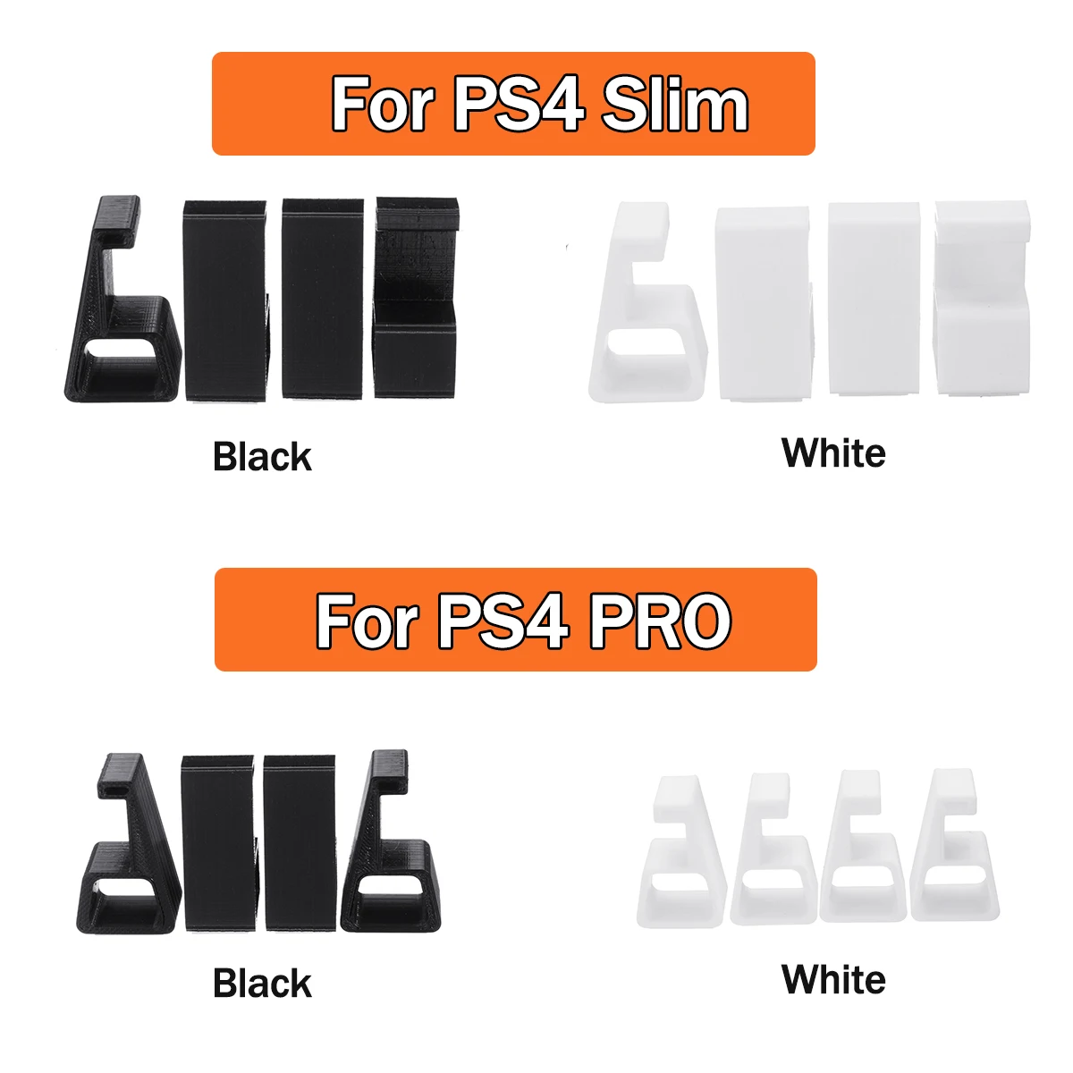 Black / White ABS Wall Holder For PS4 PRO For PS4 Slim For Playstation 4 3D Printed Controller Game Pad Stand Base Holder
Black / White ABS Wall Holder For PS4 PRO For PS4 Slim For Playstation 4 3D Printed Controller Game Pad Stand Base Holder