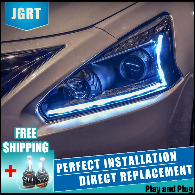 2PCS LED Headlights For Nissan TEANA 2013-2015 Car Led Lights Double Xenon Lens Car Accessories Daytime Running Lights Fog Light
2PCS LED Headlights For Nissan TEANA 2013-2015 Car Led Lights Double Xenon Lens Car Accessories Daytime Running Lights Fog Light