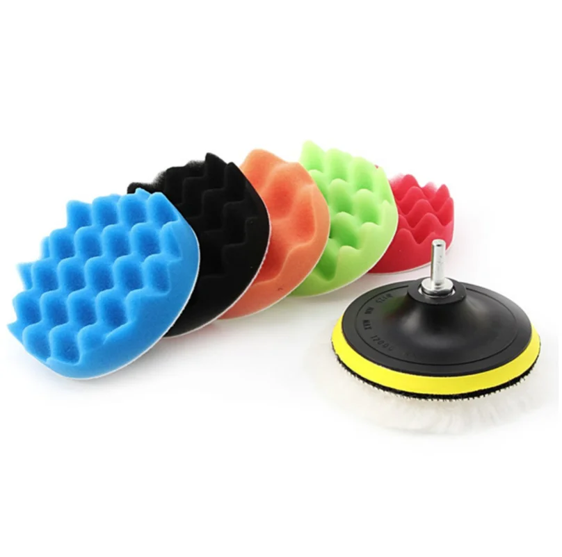 3 inch 8Pcs/Set Car Polishing Pad Sponge Buffing Waxing Boat Car Polish Buffer Drill Wheel polisher tool Removes Scratches tools
3 inch 8Pcs/Set Car Polishing Pad Sponge Buffing Waxing Boat Car Polish Buffer Drill Wheel polisher tool Removes Scratches tools
