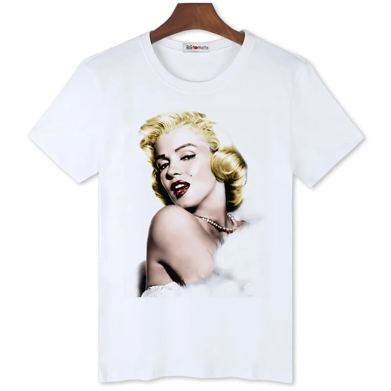 BGtomato Marilyn Monroe sexy t shirt men The most beautiful women luxury shirt Good quality comfortable brand shirts loose tops
BGtomato Marilyn Monroe sexy t shirt men The most beautiful women luxury shirt Good quality comfortable brand shirts loose tops