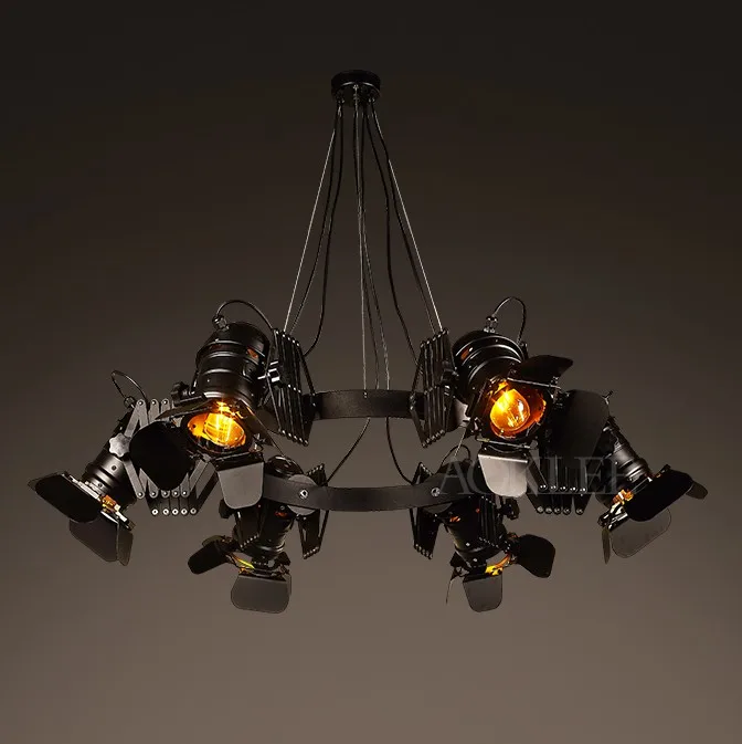 Vintage loft industrial chandelier creative retro bar restaurant cafe Iron telescopic spotlights clothing store fixtures
Vintage loft industrial chandelier creative retro bar restaurant cafe Iron telescopic spotlights clothing store fixtures