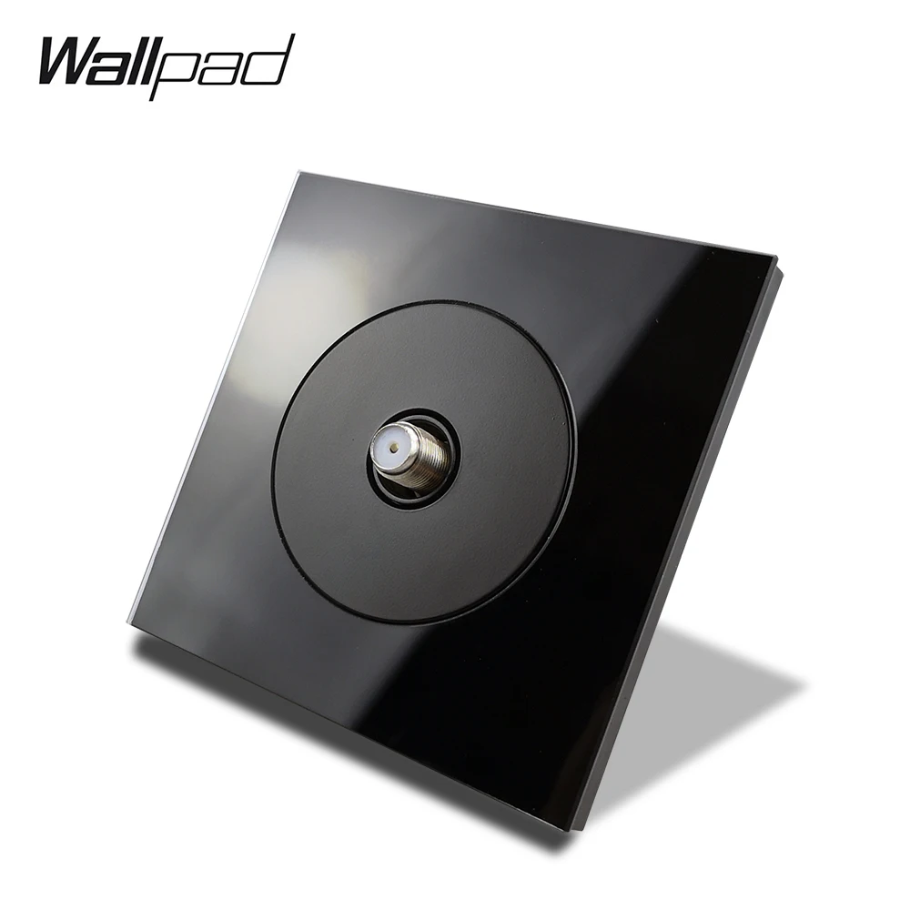 L6 Black Glass Antenna Satellite TV F Type Coaxial Sky Wall Socket Tempered Glass Wiring Accessories Outlet
L6 Black Glass Antenna Satellite TV F Type Coaxial Sky Wall Socket Tempered Glass Wiring Accessories Outlet