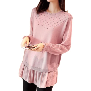 2018 New Autumn Winter Plus Size Pearl Solid Color Loose Round Neck Long Sleeve Women Wool Knitted Pullover Sweater LJ0644
2018 New Autumn Winter Plus Size Pearl Solid Color Loose Round Neck Long Sleeve Women Wool Knitted Pullover Sweater LJ0644