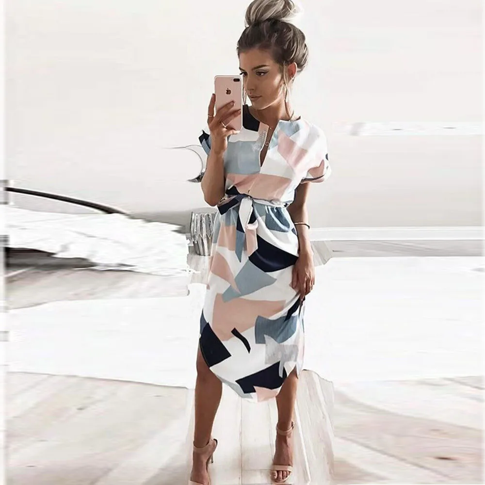 Summer Dress Women robe femme ete 2018 Sexy print Pencil Dress puls size party Long dress Vestido maxi v-neck retro sundress
Summer Dress Women robe femme ete 2018 Sexy print Pencil Dress puls size party Long dress Vestido maxi v-neck retro sundress
