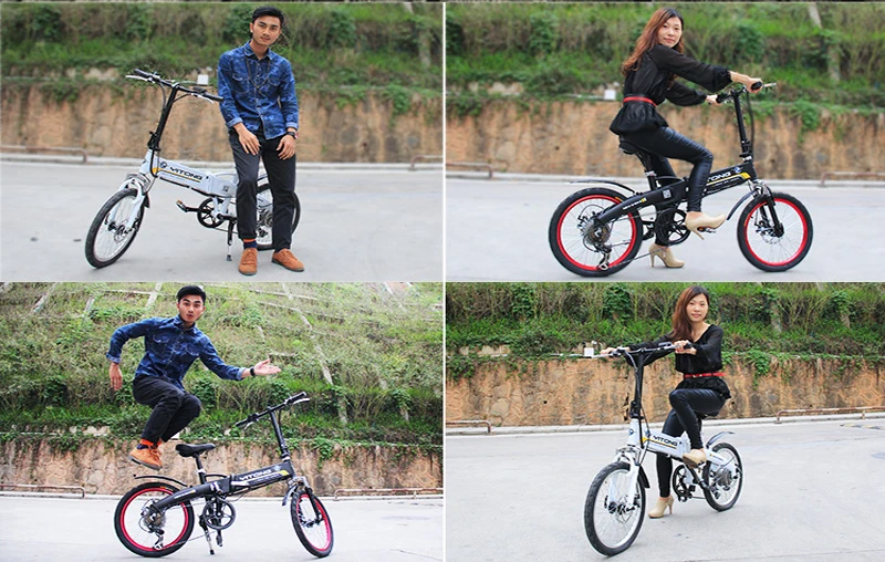 Perfect Electric Power-Assisted Folding Electric Bicycle Outdoor Double Leisure Electric Bike Factory Outlets 6