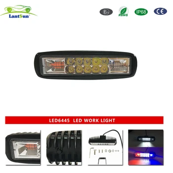 Warning flash work light led car light auto products car accessories LED6445 16w Combo beam 6000K
Warning flash work light led car light auto products car accessories LED6445 16w Combo beam 6000K