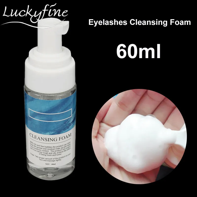 60ml Eyelash Cleanser Foam Shampoo Pump Design Cleaning Eye Lashes Detergent Before Eyelash Extension Eyes Makeup Beauty Tools
60ml Eyelash Cleanser Foam Shampoo Pump Design Cleaning Eye Lashes Detergent Before Eyelash Extension Eyes Makeup Beauty Tools
