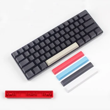Mechanical Keyboards Colorful Caps Thicken PBT 6.25x Space Keycaps Red White Grey Yellow Pink Blue Color Additional Keycaps
Mechanical Keyboards Colorful Caps Thicken PBT 6.25x Space Keycaps Red White Grey Yellow Pink Blue Color Additional Keycaps