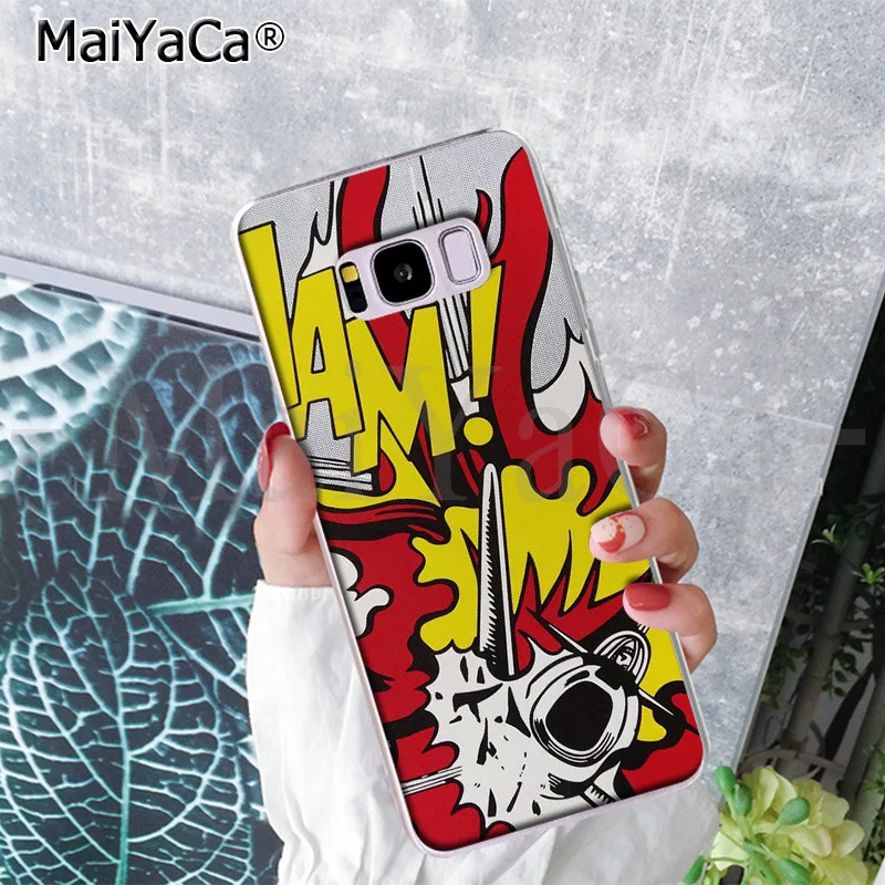 Чехол для телефона MaiYaCa Boom pop art comic Drawing Color задняя крышка Samsung S9 plus S5 S6 S6edge S6plus S7 S7edge