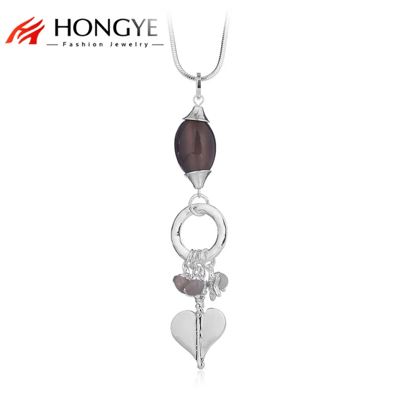 HONGYE Retro Statement Jewelry Vintage Star Heart Resin Hanging Charms Long Necklace Pendant 2018 Women Colliers Mujer Bijoux
HONGYE Retro Statement Jewelry Vintage Star Heart Resin Hanging Charms Long Necklace Pendant 2018 Women Colliers Mujer Bijoux