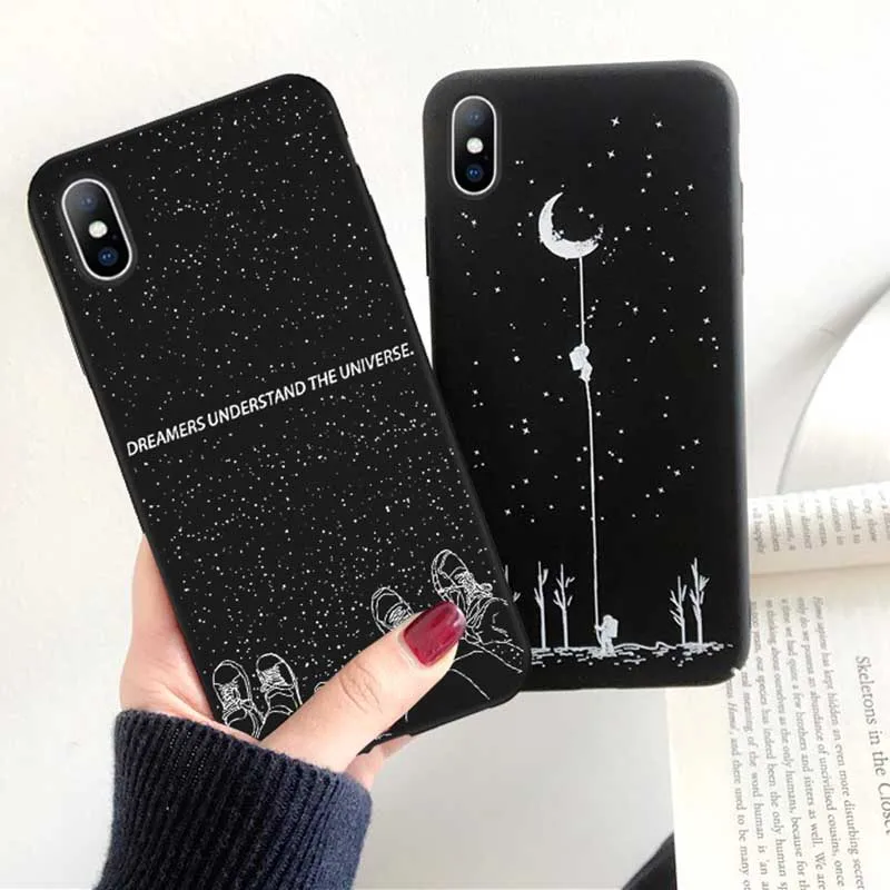 Soft TPU Pattern Matte Case For iPhone 6 6S 7 8 Plus X 5 5S SE XS Max XR Cover Space astronaut moon Back Cover For iPhone 7 8
Soft TPU Pattern Matte Case For iPhone 6 6S 7 8 Plus X 5 5S SE XS Max XR Cover Space astronaut moon Back Cover For iPhone 7 8