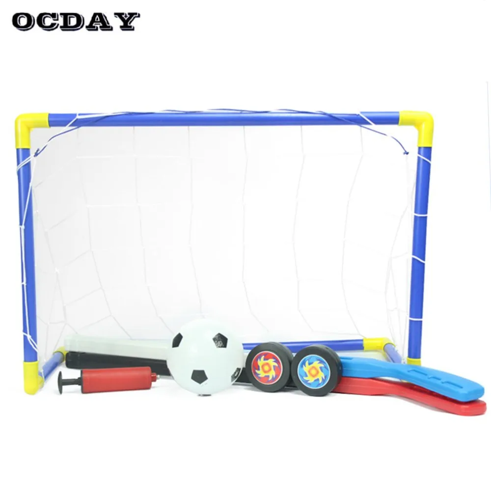 OCDAY Toys For Children 2-in-1 Mini Football Soccer Hockey Goal Post Net Set Funny Indoor Outdoor Games Sports Toys Kids Gift
OCDAY Toys For Children 2-in-1 Mini Football Soccer Hockey Goal Post Net Set Funny Indoor Outdoor Games Sports Toys Kids Gift