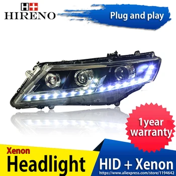 Hireno Headlamp for 2011-14 Honda Crosstour Headlight Headlight Assembly LED DRL Angel Lens Double Beam HID Xenon 2pcs
Hireno Headlamp for 2011-14 Honda Crosstour Headlight Headlight Assembly LED DRL Angel Lens Double Beam HID Xenon 2pcs