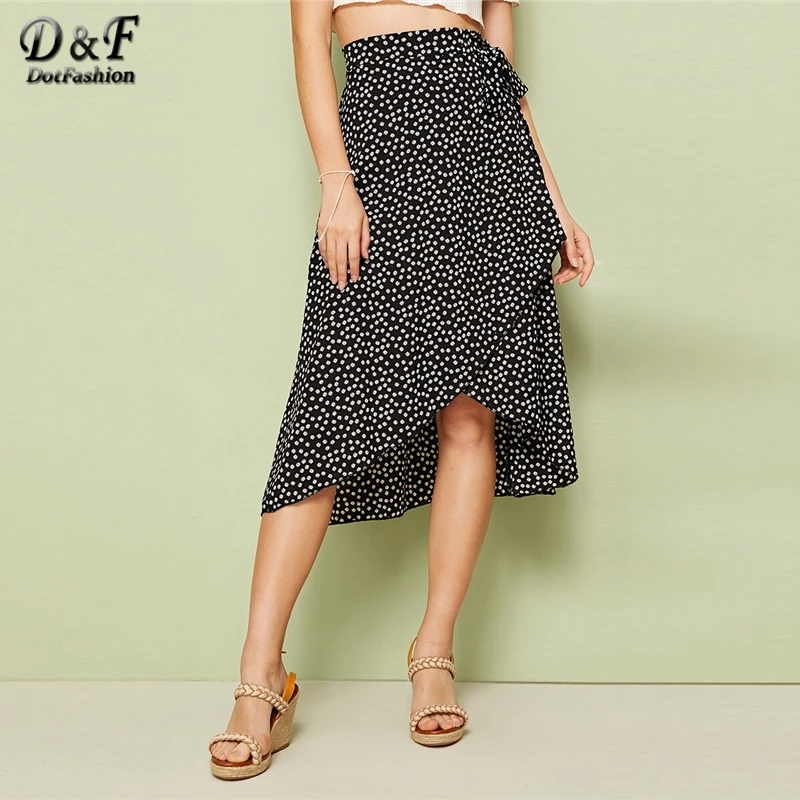 Dotfashion Black Floral Print Skirt Women 2019 Summer High Waist Midi Skirts Ladies Boho Belted Asymmetrical Wrap Skirt
Dotfashion Black Floral Print Skirt Women 2019 Summer High Waist Midi Skirts Ladies Boho Belted Asymmetrical Wrap Skirt