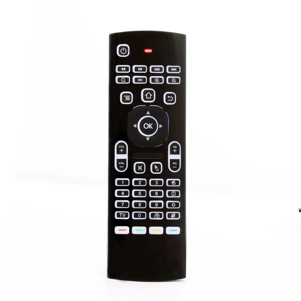JRGK MX3 MX3-L Backlit Air Mouse Mini Wireless Keyboard Smart Remote Control 2.4G IR Learning Fly Air Mouse For Android TV Box
JRGK MX3 MX3-L Backlit Air Mouse Mini Wireless Keyboard Smart Remote Control 2.4G IR Learning Fly Air Mouse For Android TV Box