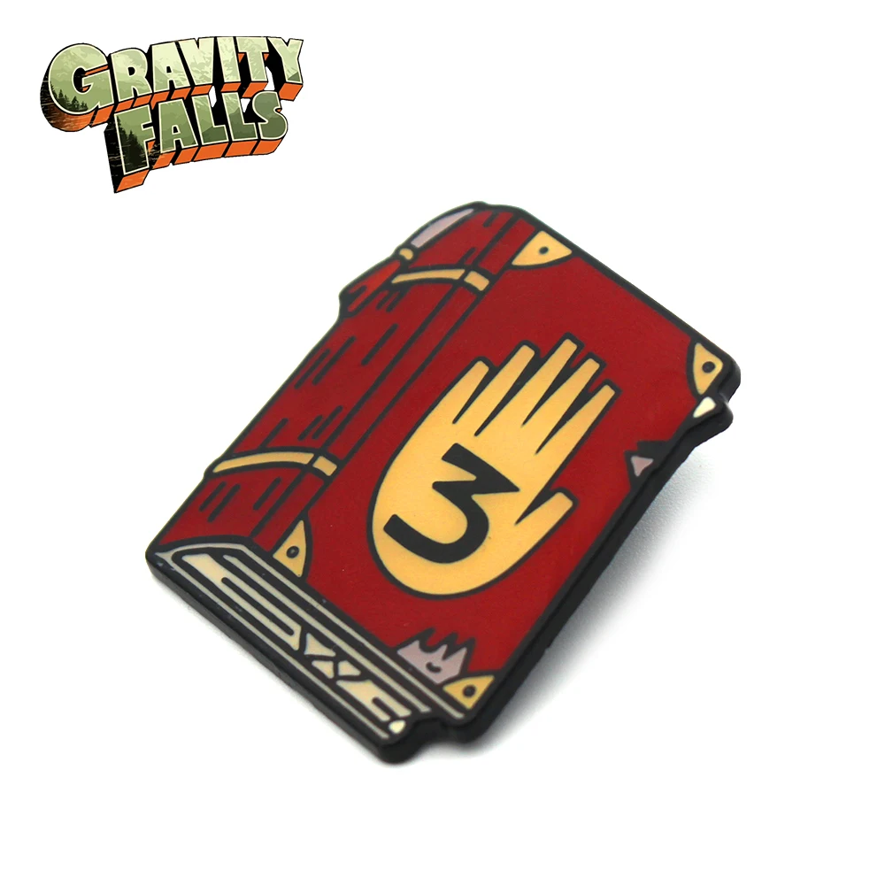 Gravity Falls Journal Number 3 Classic icons Enamel pin Badge Buttons Brooch Lovers Denim lapel pin 3.7cm
Gravity Falls Journal Number 3 Classic icons Enamel pin Badge Buttons Brooch Lovers Denim lapel pin 3.7cm