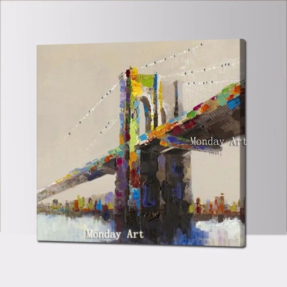 2019 best handpainted canvas abstract oil painting modern wall decoration landscape San Francisco Bridge picture for living room
2019 best handpainted canvas abstract oil painting modern wall decoration landscape San Francisco Bridge picture for living room