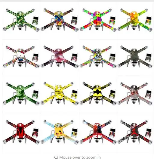 24 kinds Xiaomi Mi Drone 4K/1080P version RC Quadcopter Spare parts Scratch-proof Sticker Protective Film Sticker
24 kinds Xiaomi Mi Drone 4K/1080P version RC Quadcopter Spare parts Scratch-proof Sticker Protective Film Sticker