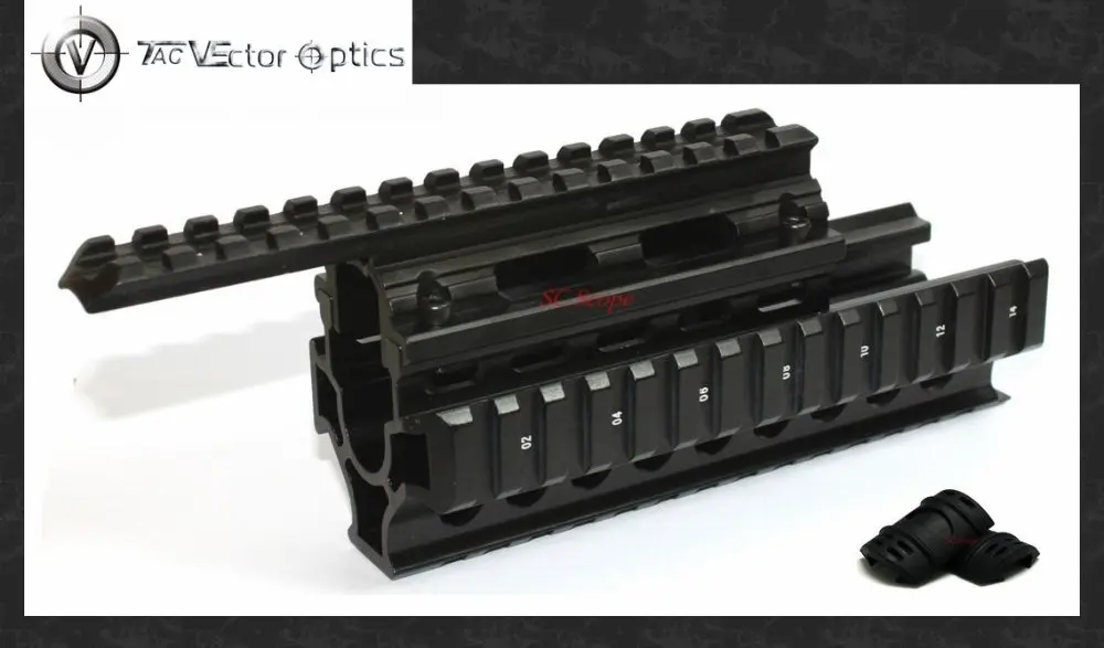 Vector Optics 2-piece Handguard Quad Rail System Mount fit AK 47 & 74 Free Rail Cover Guards
Vector Optics 2-piece Handguard Quad Rail System Mount fit AK 47 & 74 Free Rail Cover Guards