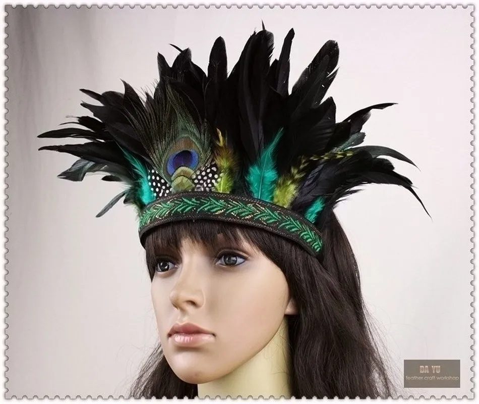 High Quality Peacock Feathers Headwear Stage Performance Hairband for Adults and Kids
High Quality Peacock Feathers Headwear Stage Performance Hairband for Adults and Kids