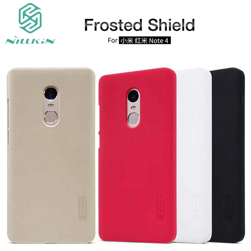Redmi Note 4 Cover Nillkin Frosted Case for Xiaomi Redmi Note 4 Pro Hard pPastic Back cover with Gift Screen Protector 5.5 inch
Redmi Note 4 Cover Nillkin Frosted Case for Xiaomi Redmi Note 4 Pro Hard pPastic Back cover with Gift Screen Protector 5.5 inch