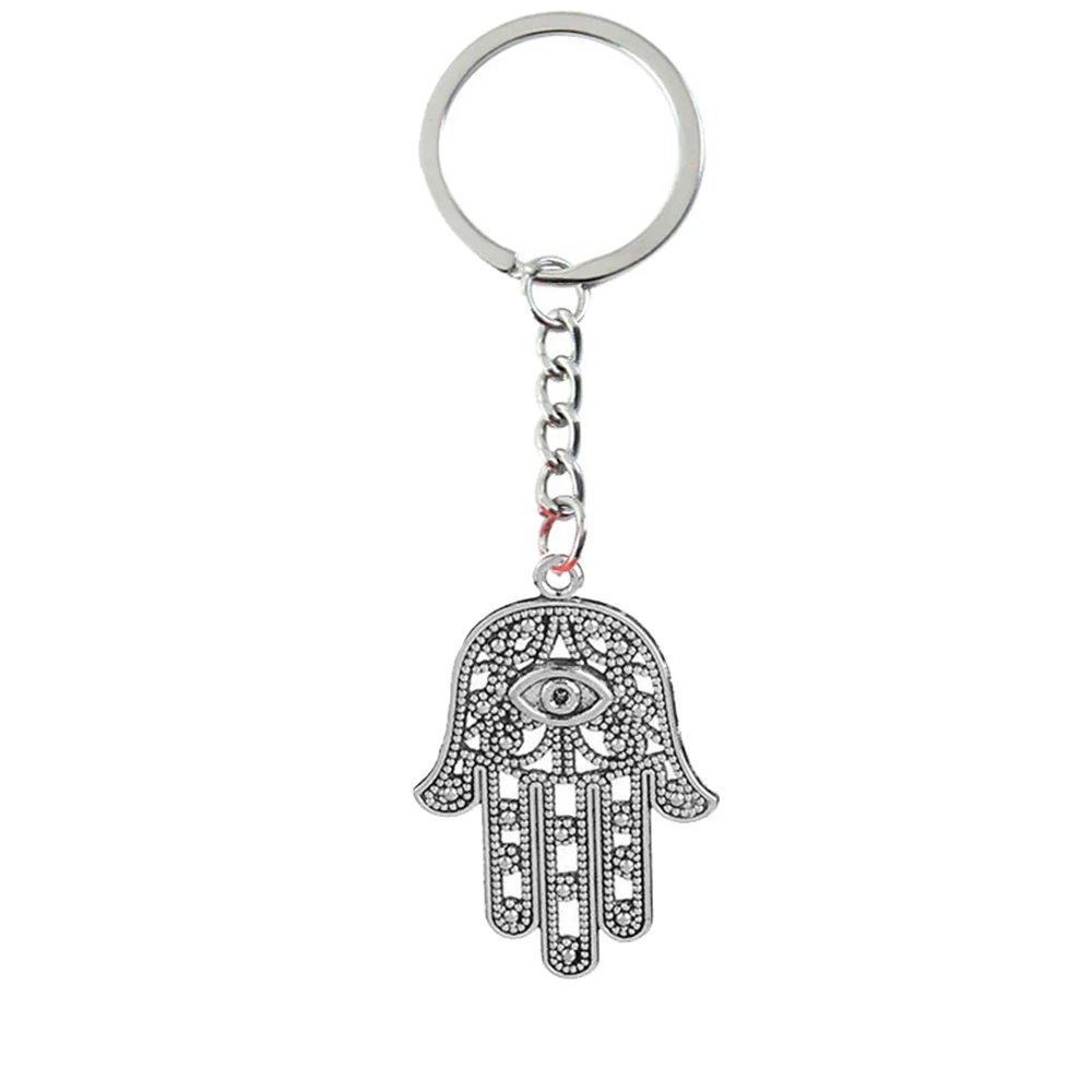 Alloy Keychain Fashion Evil Eye Sliver Plated keyring Hamsa Fatima metal Hand Key Chain Wholesale
Alloy Keychain Fashion Evil Eye Sliver Plated keyring Hamsa Fatima metal Hand Key Chain Wholesale