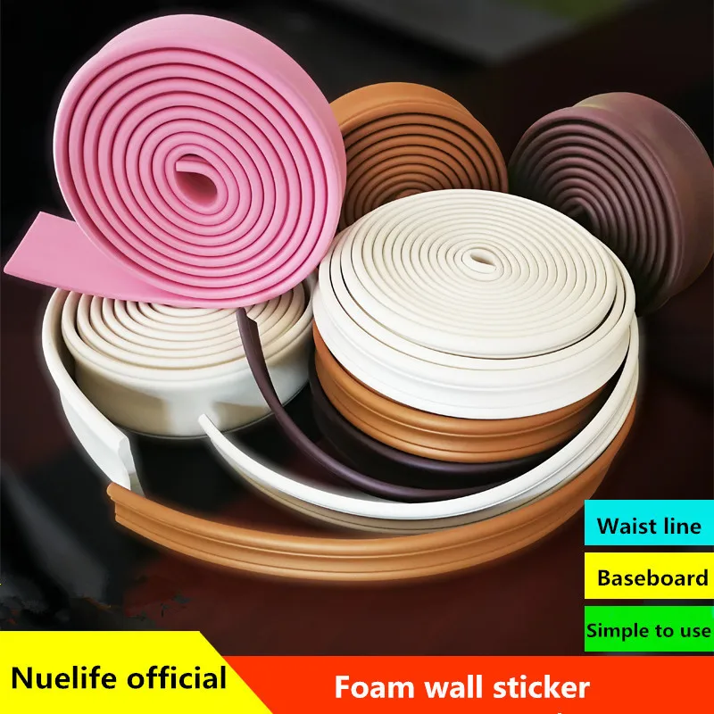 Nuelife strips pressure frame waist line 3d anti-collision foam wall sticker baseboard bedroom ceiling Background wall soft bag
Nuelife strips pressure frame waist line 3d anti-collision foam wall sticker baseboard bedroom ceiling Background wall soft bag