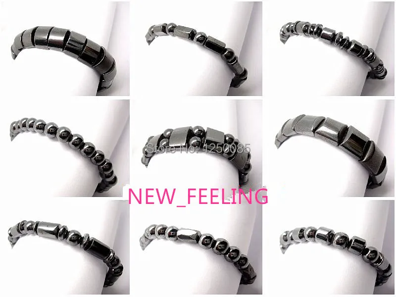 15 Strands Mixed Fashion Black Magnetic Hematite Men Women Healthy Jewelry Bangle
15 Strands Mixed Fashion Black Magnetic Hematite Men Women Healthy Jewelry Bangle