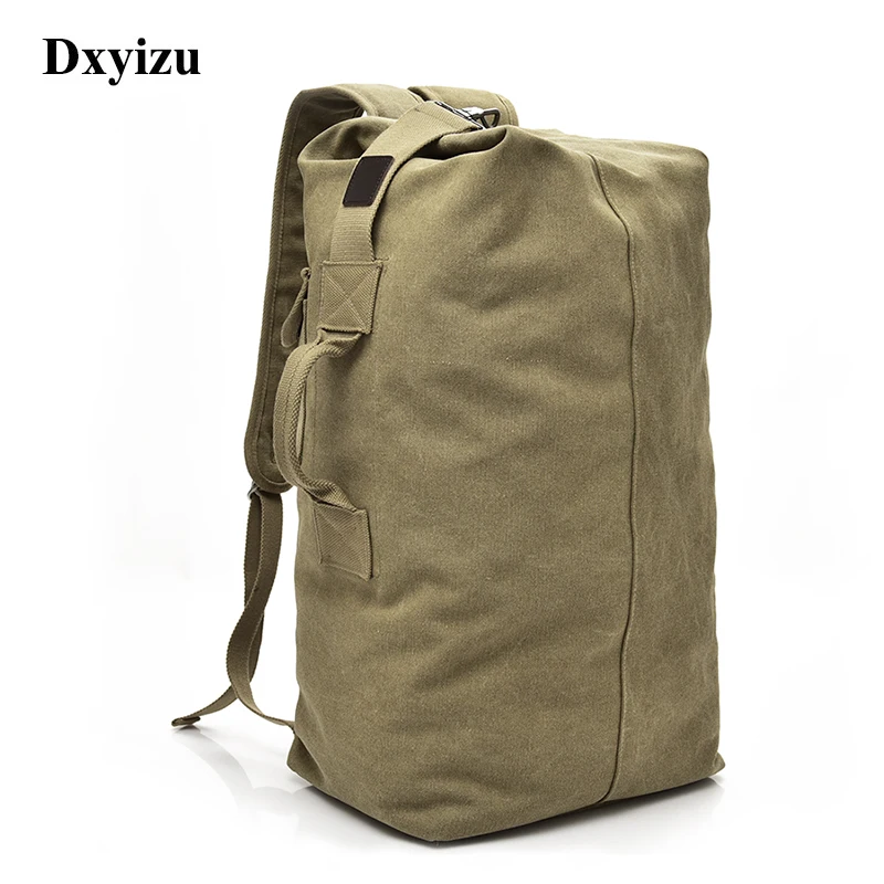Large Capacity Man Travel Bag Mountaineering Backpack Men Bags Canvas Bucket Shoulder Bag School Students Male Canvas Backpacks
Large Capacity Man Travel Bag Mountaineering Backpack Men Bags Canvas Bucket Shoulder Bag School Students Male Canvas Backpacks