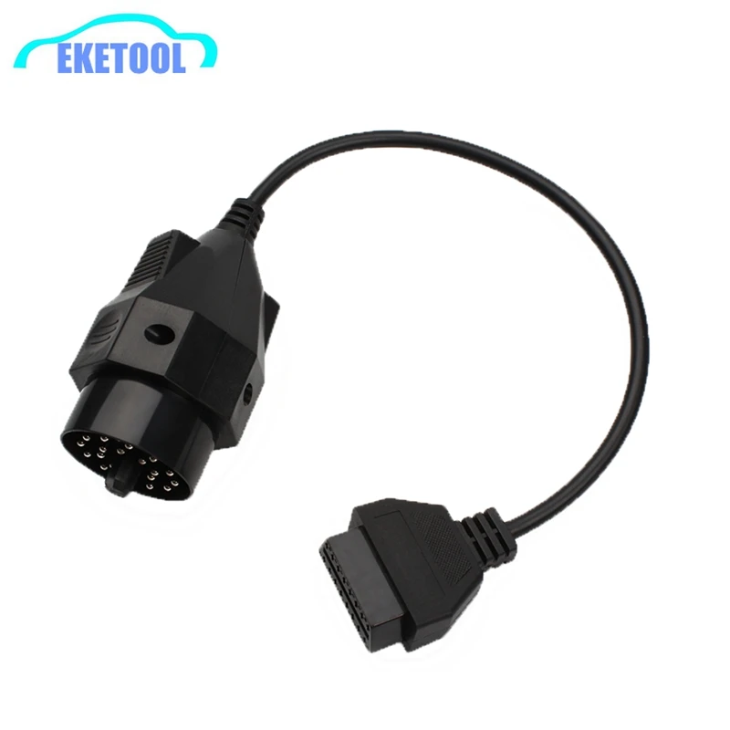 OBD2 Connector Diagnostic Cable For BMW 20PIN to 16Pin High Quality With Full Pins Assignment For BMW E36 E39 X5 Z3
OBD2 Connector Diagnostic Cable For BMW 20PIN to 16Pin High Quality With Full Pins Assignment For BMW E36 E39 X5 Z3
