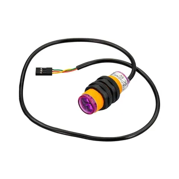 E18-D80NK DC-5V Diffused Reflection Photoelectric Sensor Switch 3-80CM Adjustable Lead Length 55CM (with female header) FZ3353
E18-D80NK DC-5V Diffused Reflection Photoelectric Sensor Switch 3-80CM Adjustable Lead Length 55CM (with female header) FZ3353