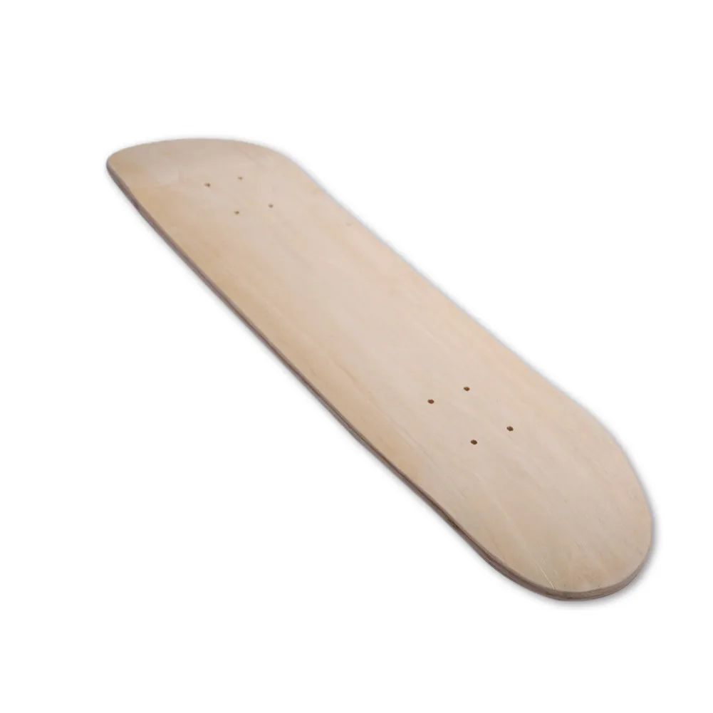 2019 8inch 8 Layer Maple Blank Double Concave Skateboards Natural Skate