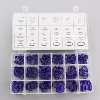270PCS Purple Natural Buna Rubber (NBR) O Rings Assortment Set Replacement Sealing Spare Gasket Kits O-Ring 18 Sizes Available
270PCS Purple Natural Buna Rubber (NBR) O Rings Assortment Set Replacement Sealing Spare Gasket Kits O-Ring 18 Sizes Available