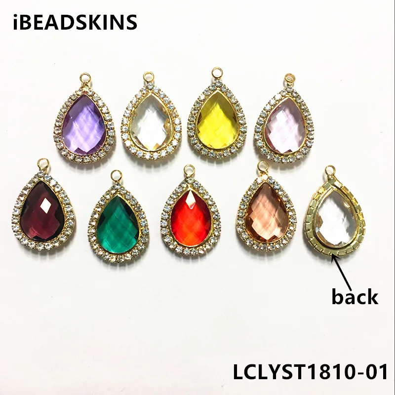 New arrival! 27x18mm 20pcs/lot gold color Copper Material with Glass rhinestone drop-shape charm for Jewelry handmade DIY
New arrival! 27x18mm 20pcs/lot gold color Copper Material with Glass rhinestone drop-shape charm for Jewelry handmade DIY