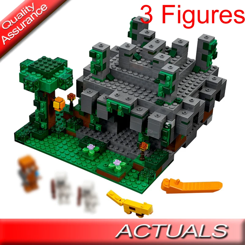 18026 My World The Jungle Temple Building Blocks Assembled Bricks A Dream A Toys Compatible with Lego Minecrafted 21132
18026 My World The Jungle Temple Building Blocks Assembled Bricks A Dream A Toys Compatible with Lego Minecrafted 21132