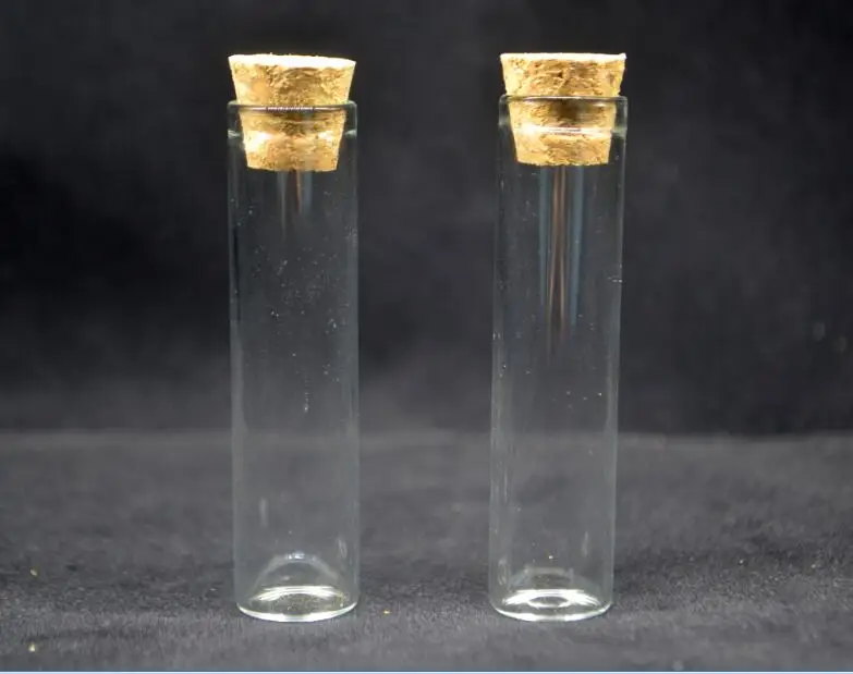 Фото 50pcs/lot 4ml 12*60mm Small Glass Vials Tube With Cork Stopper Empty Transparent Mason Jars wishing Bottles for pendant | Украшения и