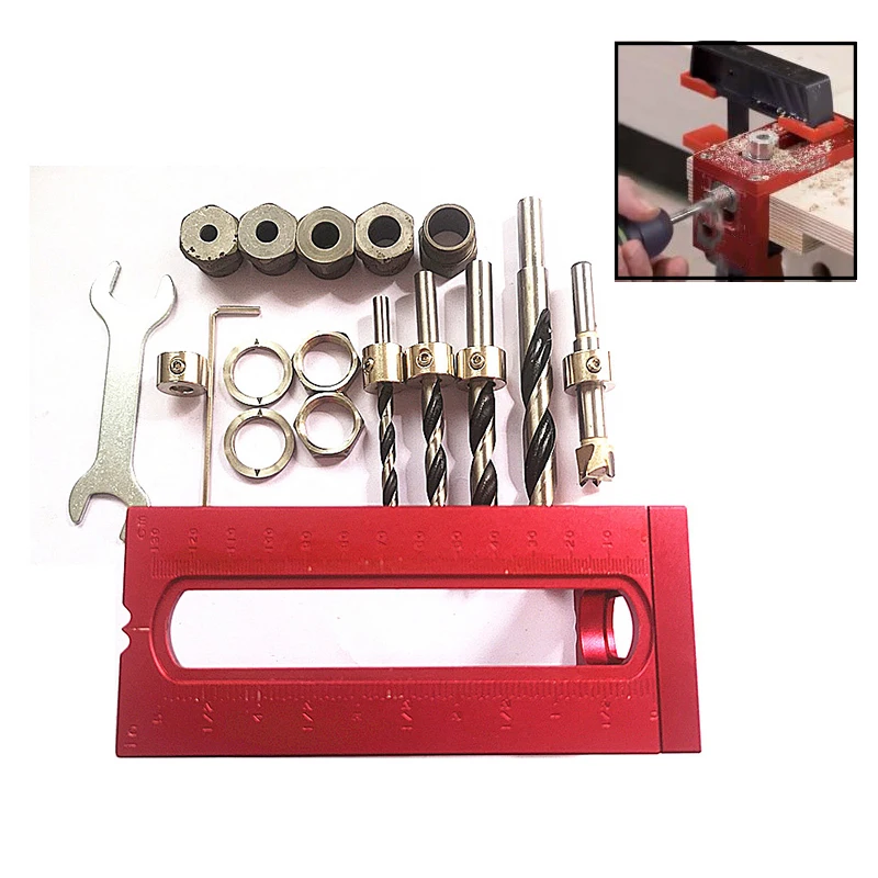 Flat Head Cross Oblique Screw Hole Puncher Locator Woodworking Joinery System Kit Guide Locator Jig Wood Tools
Flat Head Cross Oblique Screw Hole Puncher Locator Woodworking Joinery System Kit Guide Locator Jig Wood Tools
