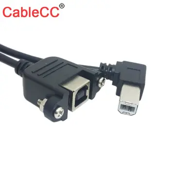 10pcs/lot CY Right Angled USB B Male to Female Extension Cable w Screw for Panel Mount 1M
10pcs/lot CY Right Angled USB B Male to Female Extension Cable w Screw for Panel Mount 1M