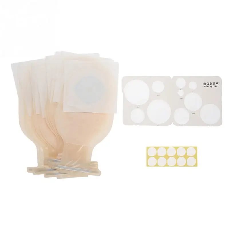10pcs/Pack One-piece System Ostomy Bag Sanitary Medicals Drainable Pouch Colostomy Bag Ostomy Supplies
10pcs/Pack One-piece System Ostomy Bag Sanitary Medicals Drainable Pouch Colostomy Bag Ostomy Supplies