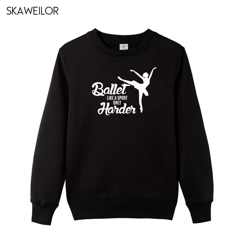 Ballet Like A Sporting Only Harder Printed Hoodies Women Winter O-Neck Sweatshirts Funny Girl's Tops Harajuku Pullovers
Ballet Like A Sporting Only Harder Printed Hoodies Women Winter O-Neck Sweatshirts Funny Girl's Tops Harajuku Pullovers