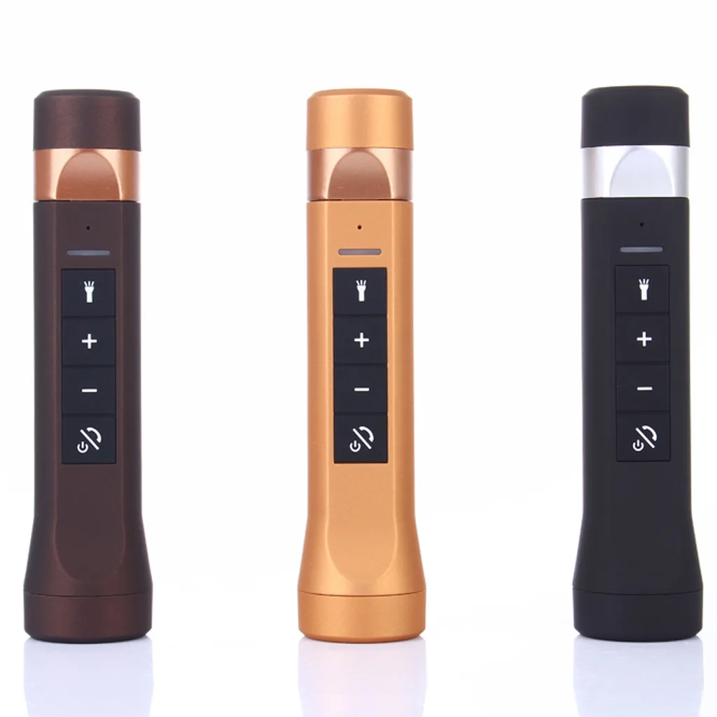 Outdoor Riding 5 In 1 Multi Functional Bluetooth Speaker MP3 Flashlight FM Radio powerbank TF card 185*115*46 V4.1+EDR 2200mAh
Outdoor Riding 5 In 1 Multi Functional Bluetooth Speaker MP3 Flashlight FM Radio powerbank TF card 185*115*46 V4.1+EDR 2200mAh