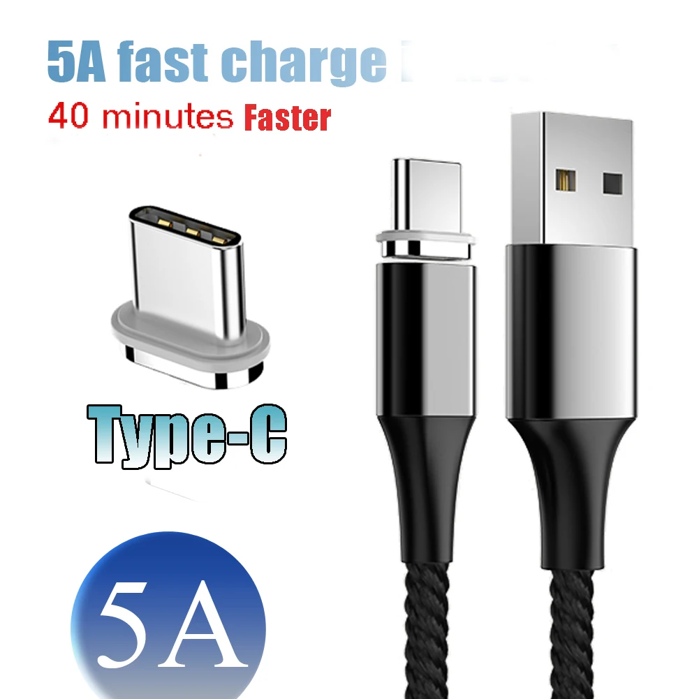 Jetjo 5A Magnetic Fast Charging 1M Charger Type C Data Cable For Huawei P30 Pro Samsung S9 Xiaomi Mi 9 Type-C Faster Charging
Jetjo 5A Magnetic Fast Charging 1M Charger Type C Data Cable For Huawei P30 Pro Samsung S9 Xiaomi Mi 9 Type-C Faster Charging