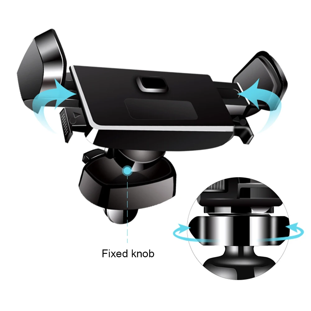 360 Degree rotating anti-shock and anti-fall car air outlet automatic lock mobile phone bracket
360 Degree rotating anti-shock and anti-fall car air outlet automatic lock mobile phone bracket