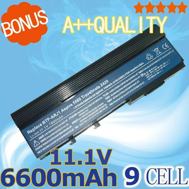 6600mAh Battery for AcerExtensa 4630G 4930Z 4120 4230 4630 TravelMate 2420 2470 3290 4335 4730 6252 6593 3010 3250 3300 4320
6600mAh Battery for AcerExtensa 4630G 4930Z 4120 4230 4630 TravelMate 2420 2470 3290 4335 4730 6252 6593 3010 3250 3300 4320