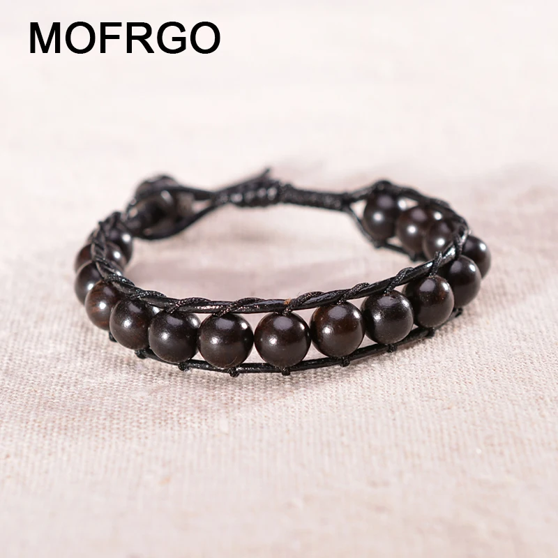 Vintage Leather Bracelets 8MM Wood Beads Bracelets Woven Boho Bracelet for Men Women Handmade Yoga Jewelry Dropshipping Gift
Vintage Leather Bracelets 8MM Wood Beads Bracelets Woven Boho Bracelet for Men Women Handmade Yoga Jewelry Dropshipping Gift